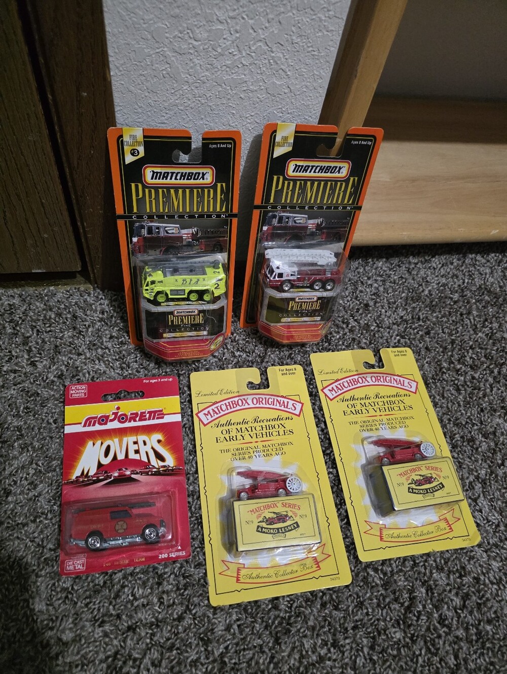 Matchbox Premiere Collection Originals Majorette Vintage Diecast Fire Truck Lot